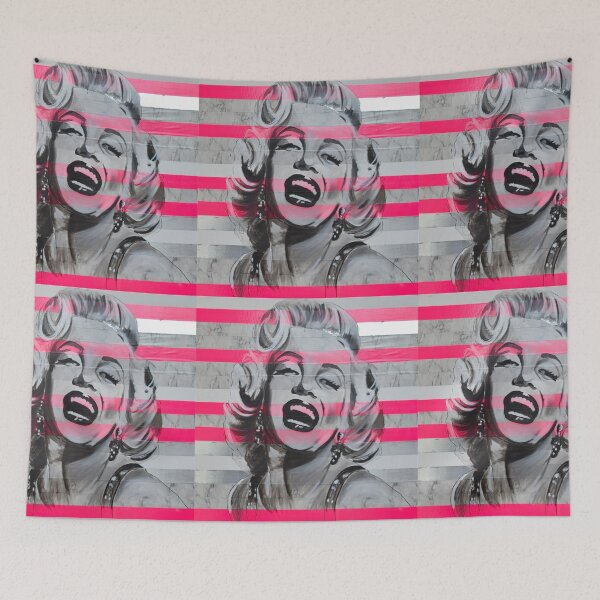 Item preview, Marilyn Monroe marble and pink designed and sold by Kirstiepaints.