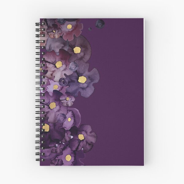 Item preview, FANTASIA FLOURISH PLUM & GOLD designed and sold by SunlightStudios.