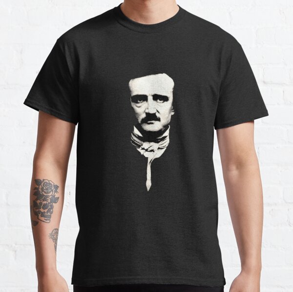 Patrón de retrato de Edgar Allan Poe Camiseta clásica