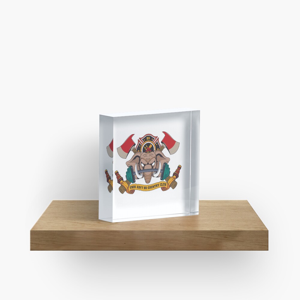 CAL FIRE Cameron Park Acrylic Block