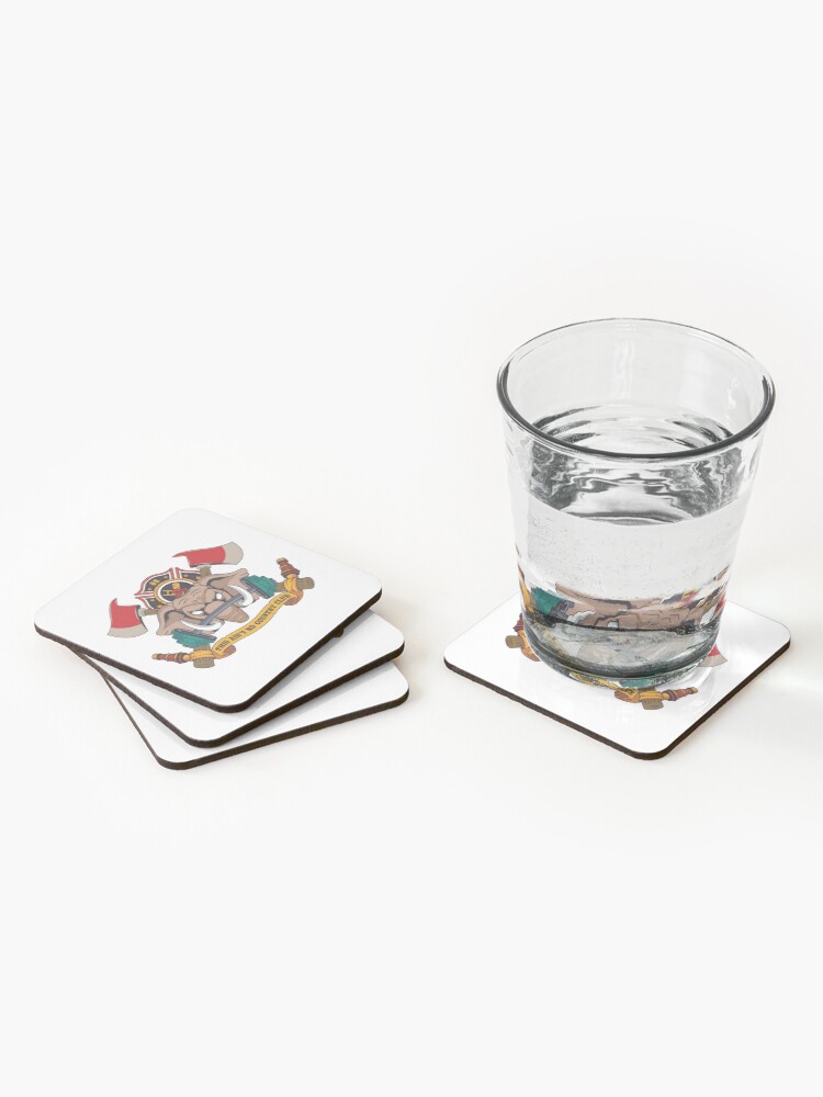 Alternate view of CAL FIRE Cameron Park Coasters (Set of 4)