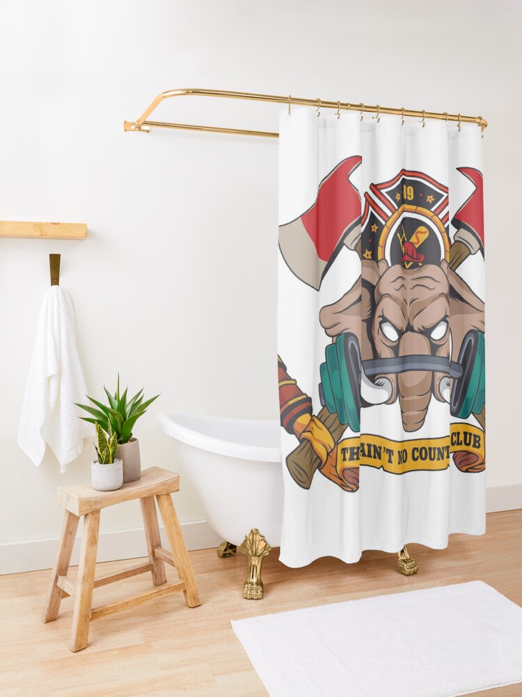 Alternate view of CAL FIRE Cameron Park Shower Curtain