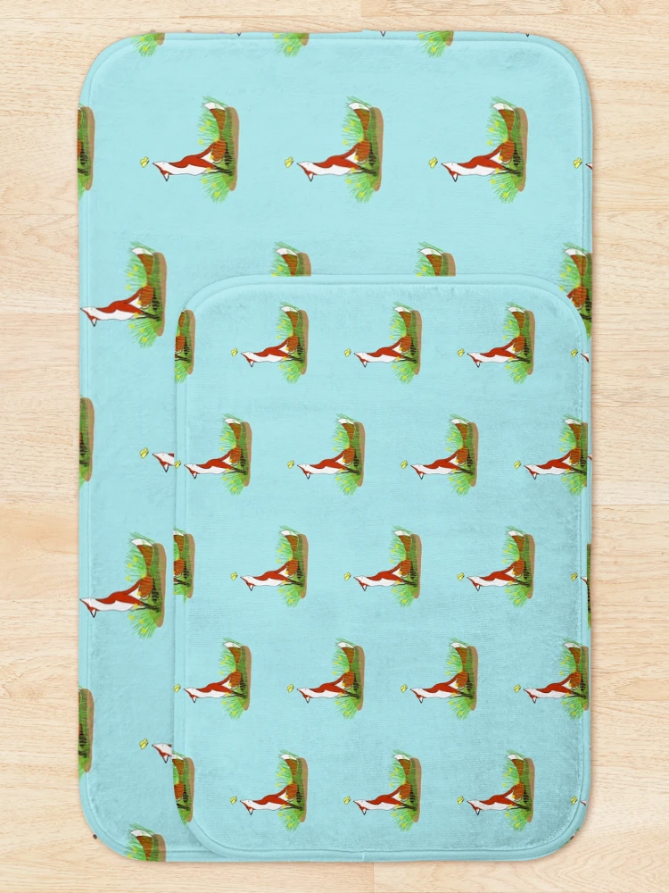 Thumbnail 5 of 6, Bath Mat, Spring Fox designed and sold by CraftyFoxDesign.