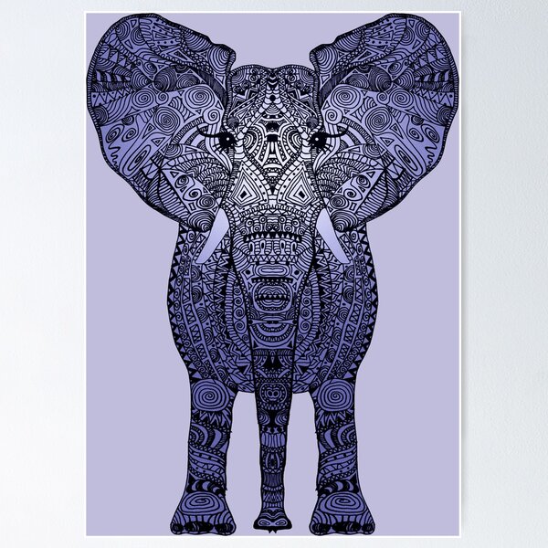 Item preview, INDIGO ELEPHANT designed and sold by SunlightStudios.