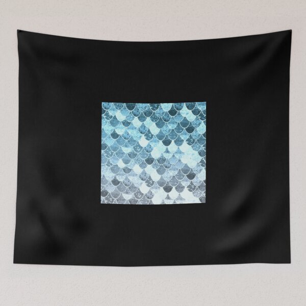 Item preview, REALLY MERMAID SILVER BLUE designed and sold by SunlightStudios.