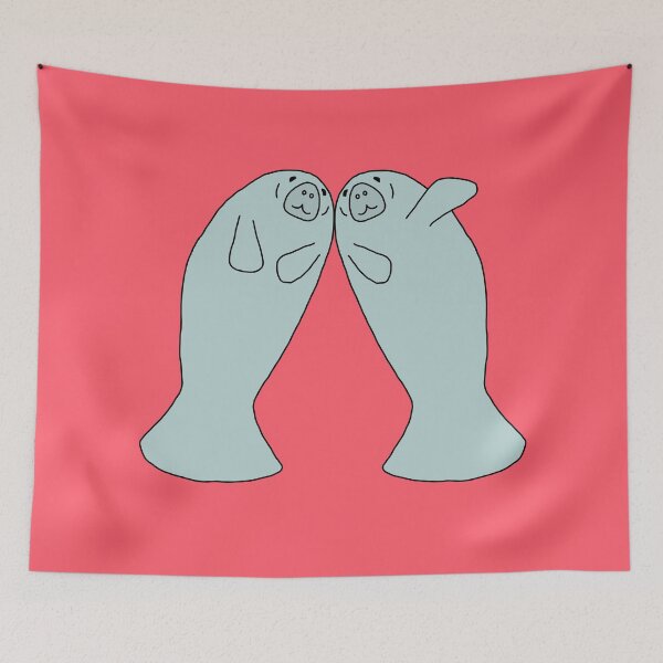 Item preview, Hello from Manatees! designed and sold by m-lapino.