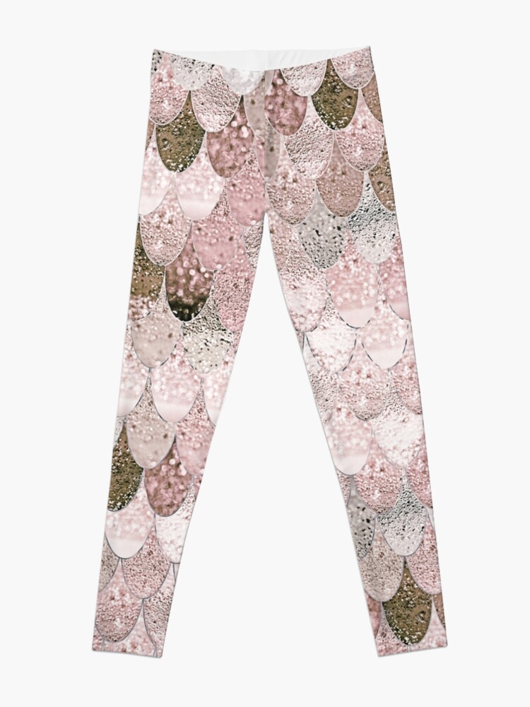 Alternate view of SUMMER MERMAID NUDE ROSEGOLD Leggings
