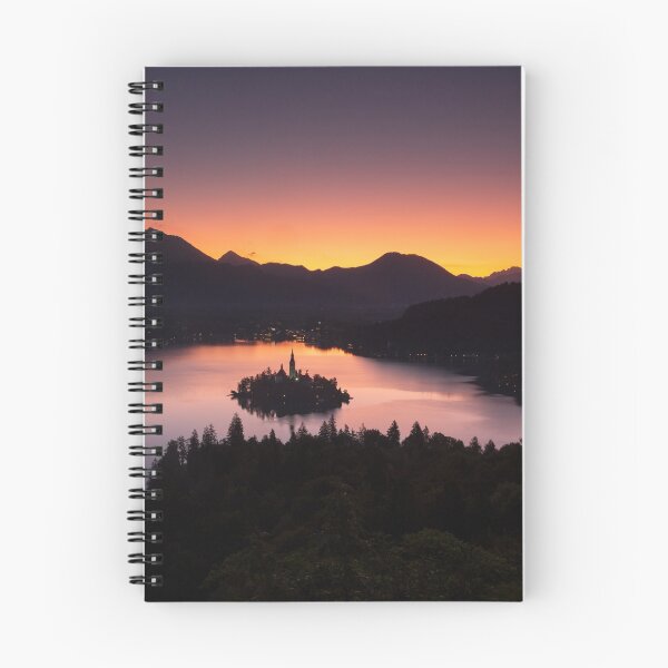 Item preview, View of Lake Bled at sunrise from Ojstrica designed and sold by Ian Middleton.