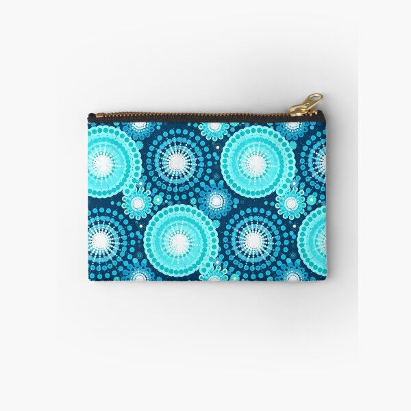 Item preview, Starbursts and Pinwheels, Indigo and Turquoise designed and sold by Marymarice.