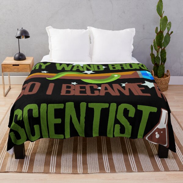 Item preview, My wand broke so I became a scientist designed and sold by Kam-designs.