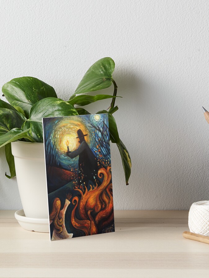 Thumbnail 1 of 2, Art Board Print, Thief of Sparks designed and sold by ChadElliottArt.