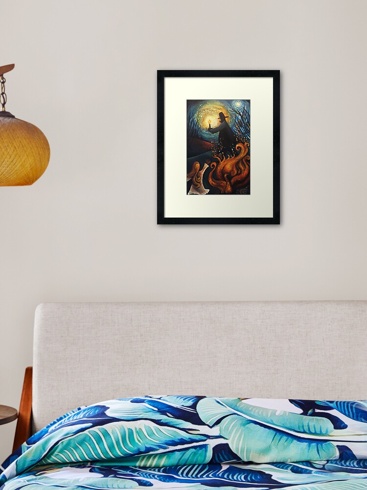 Thumbnail 1 of 7, Framed Art Print, Thief of Sparks designed and sold by ChadElliottArt.