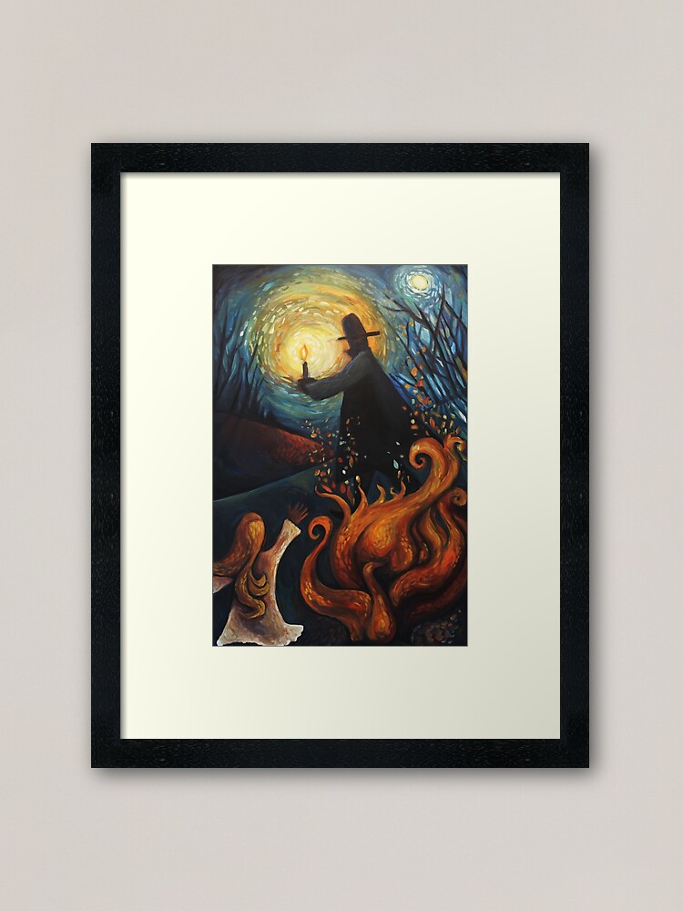 Thumbnail 2 of 7, Framed Art Print, Thief of Sparks designed and sold by ChadElliottArt.