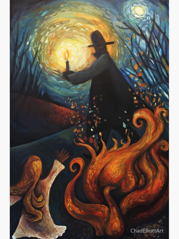 Thumbnail 4 of 4, Metal Print, Thief of Sparks designed and sold by ChadElliottArt.