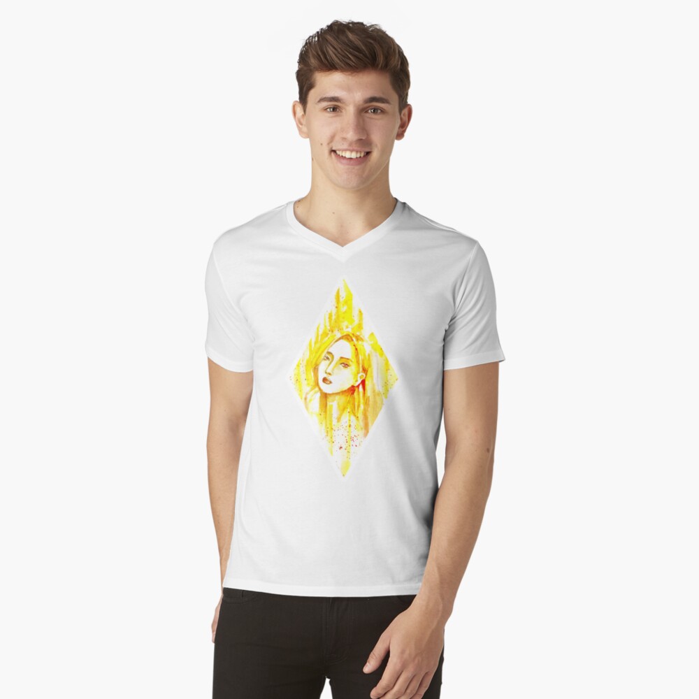 Item preview, V-Neck T-Shirt designed and sold by thenocturnalfey.