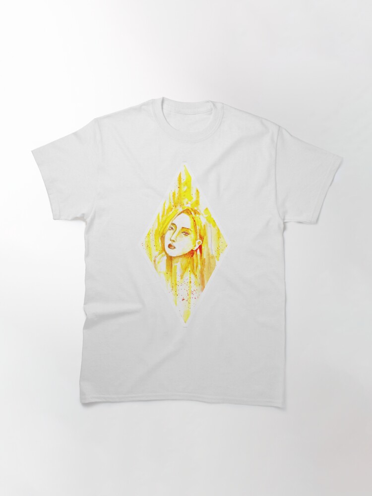 Thumbnail 3 of 7, Classic T-Shirt, MAMAMOO HWASA - Watercolor Painting designed and sold by thenocturnalfey.