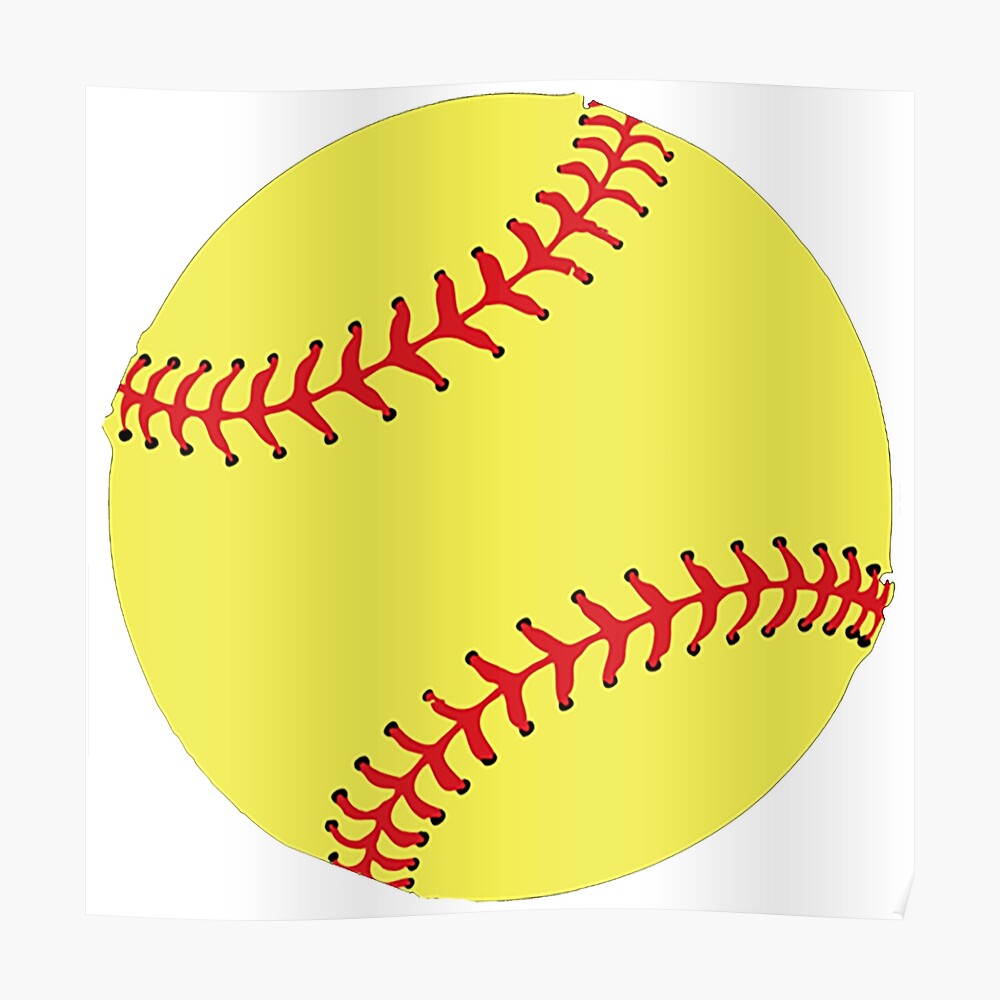 Download Yellow Softball Sports Face Mask Sticker By Theshirtinator Redbubble PSD Mockup Templates