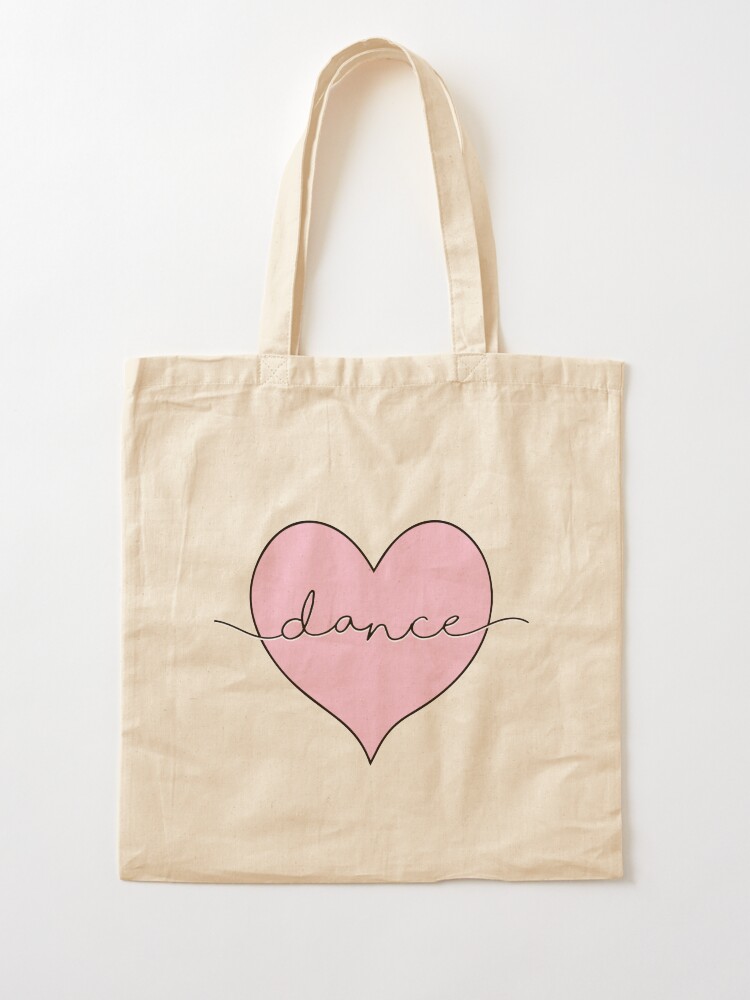 Thumbnail 2 of 5, Tote Bag, I Love Dance - Dancing designed and sold by Quaintrelle.