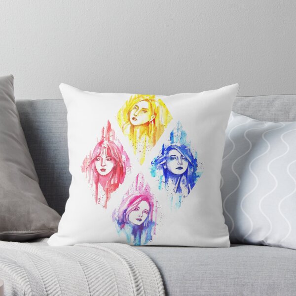 MAMAMOO OT4 - Watercolor Painting Throw Pillow
