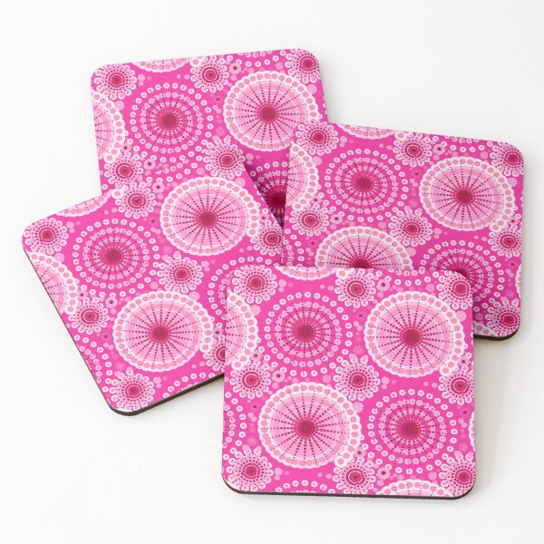 Item preview, Starbursts and Pinwheels, Fuchsia Pink, Maroon designed and sold by Marymarice.