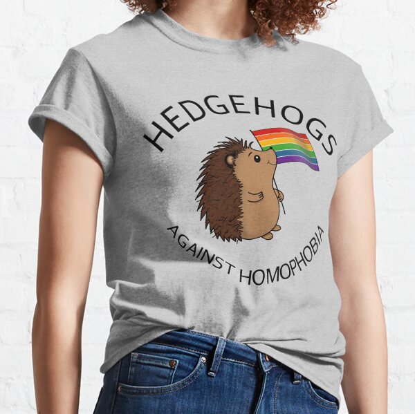 Artikel-Vorschau von Igel gegen Homophobie: LGBTQIA+-Verbündeter, designt und verkauft von Saltsaidsweet.