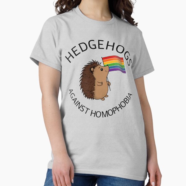 Item preview, Hedgehogs Against Homophobia: LGBTQIA+ Ally designed and sold by Saltsaidsweet.