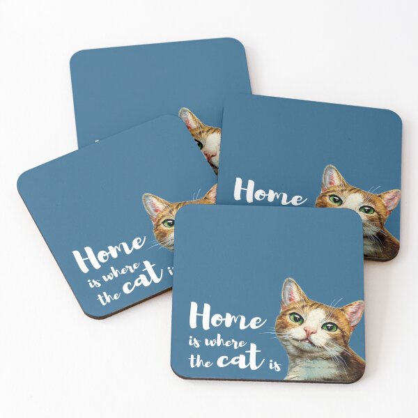 Item preview, Home is where the cat is designed and sold by jennomat.