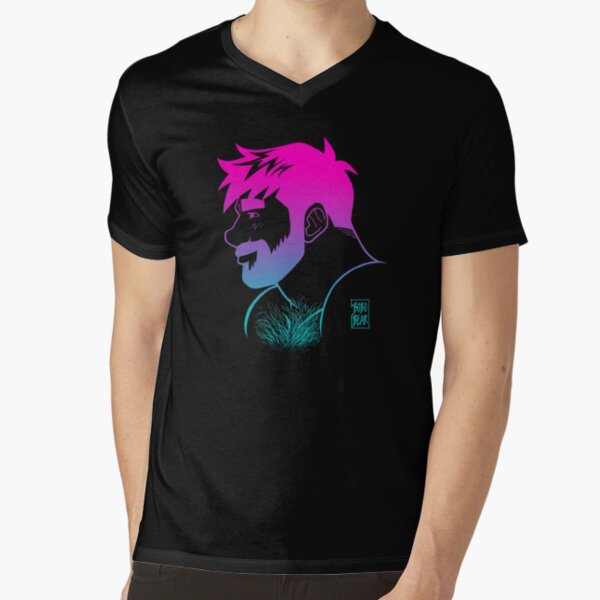 ADAM LIKES RAINBOWS V-Neck T-Shirt