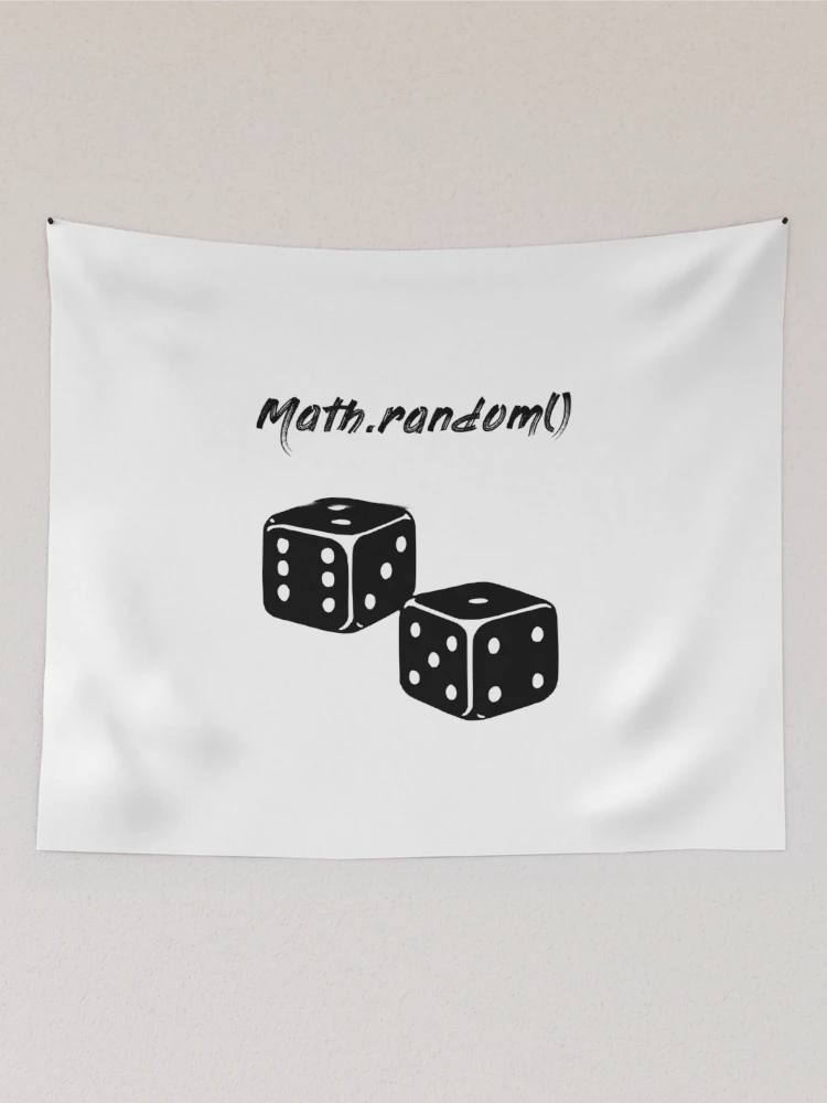 Thumbnail 2 of 3, Tapestry, Random Cube Math.random () Java Programmer designed and sold by kailukask.