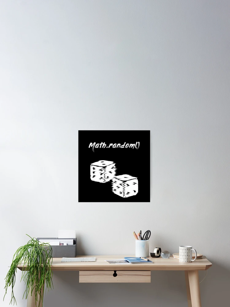 Imagen 2 de 3, Póster con la obra Random Cube Math.random () Programador Java, diseñada y vendida por kailukask.