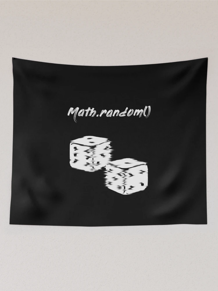 Thumbnail 2 of 3, Tapestry, Random Cube Math.random () Java Programmer designed and sold by kailukask.