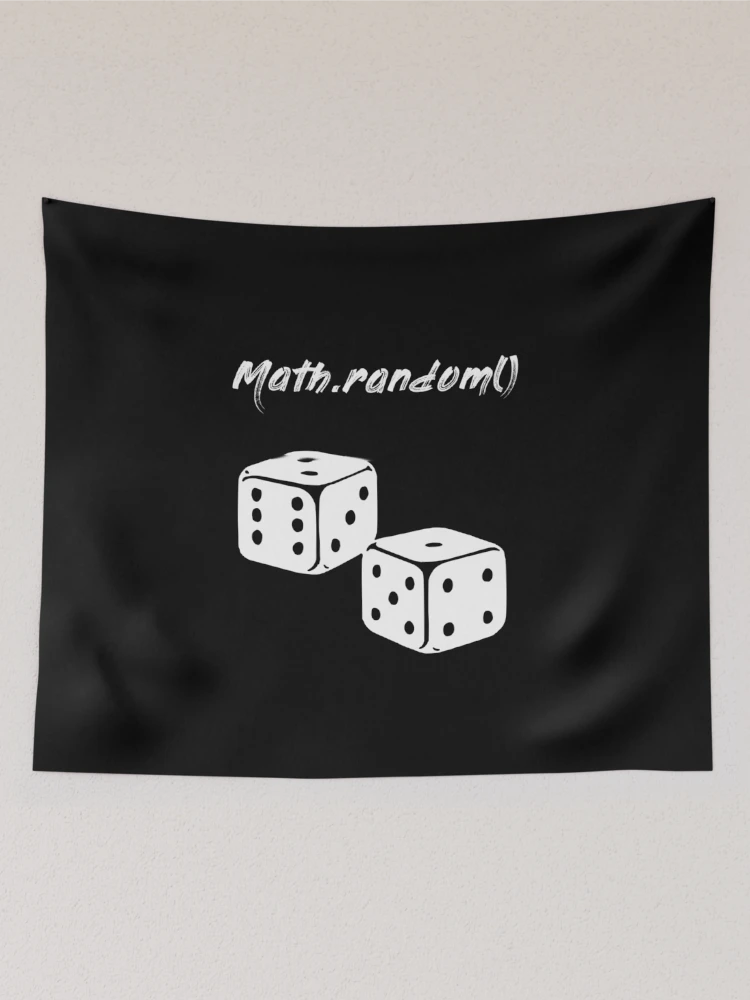 Imagen 2 de 3, Tela decorativa con la obra Random Cube Math.random () Programador Java, diseñada y vendida por kailukask.
