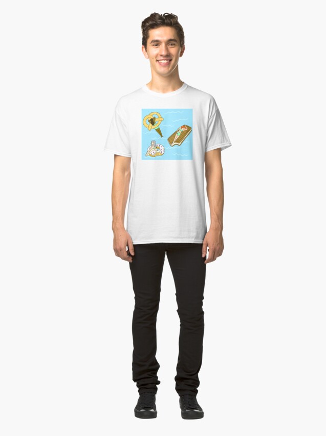 Alternate view of Foodie Pool Party Classic T-Shirt