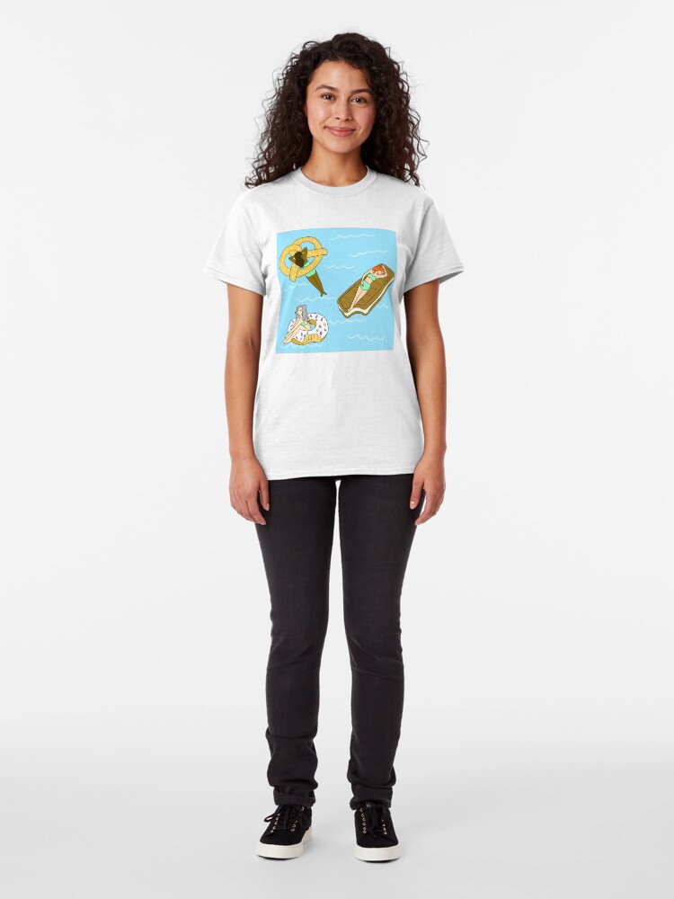 Alternate view of Foodie Pool Party Classic T-Shirt