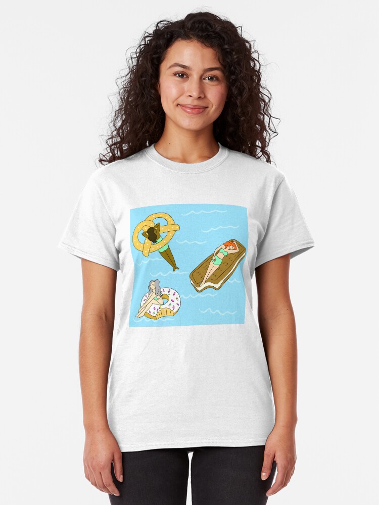 Alternate view of Foodie Pool Party Classic T-Shirt
