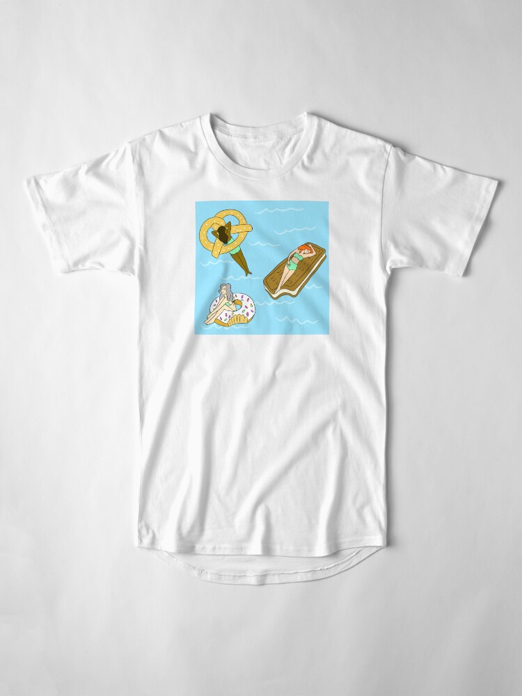 Alternate view of Foodie Pool Party Long T-Shirt