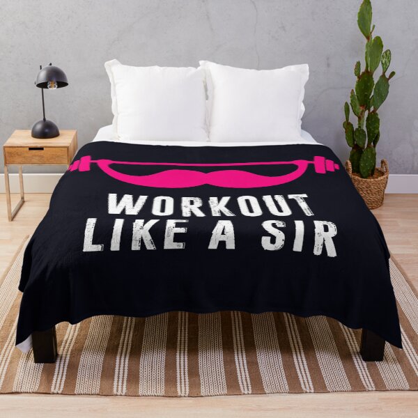 Item preview, Workout Like a Sir - Hipster Mustache designed and sold by RAWWR.