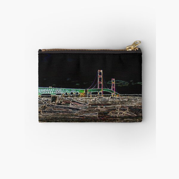 Item preview, Mackinaw Bridge In Michigan in winter designed and sold by 4Craig.