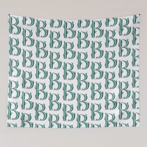 Item preview, B with cacti designed and sold by sierraford.