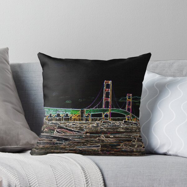Item preview, Mackinaw Bridge In Michigan in winter designed and sold by 4Craig.