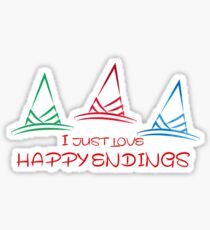 Happy endings Sticker