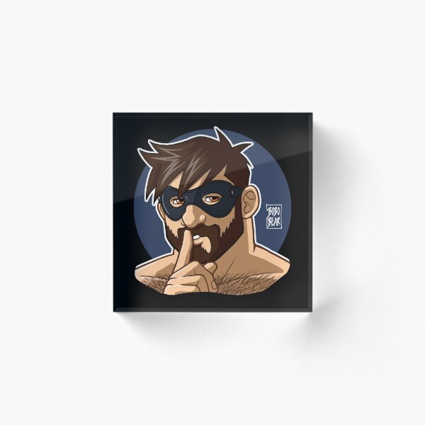 ADAM LIKES TO BE NAUGHTY Acrylic Block