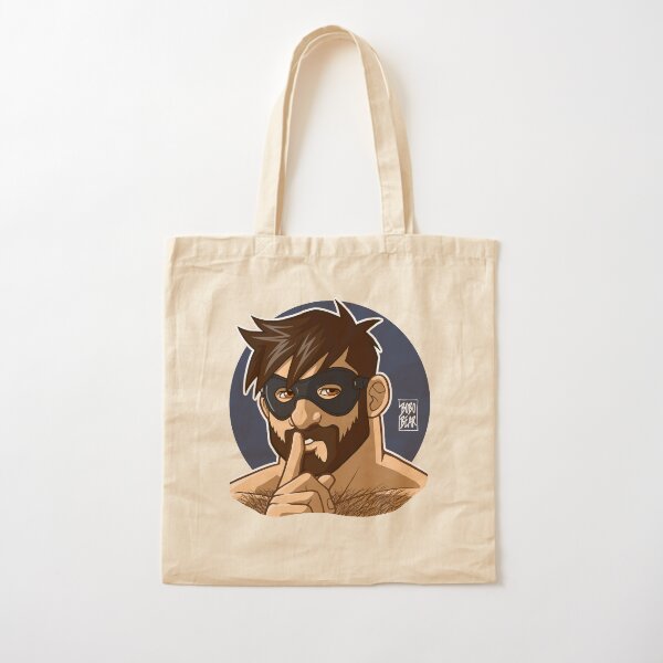 ADAM LIKES TO BE NAUGHTY Cotton Tote Bag
