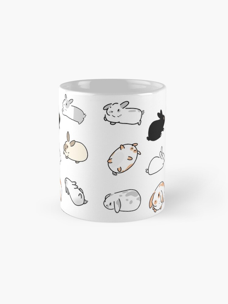 Thumbnail 4 of 6, Coffee Mug, Bunny Rabbits designed and sold by ohmylettering.