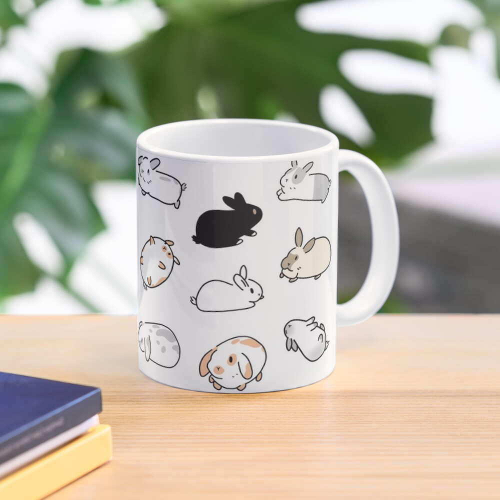 Rabbit Coffee Mug Ceramic, Rabbit Dad Mom Mug, Bunny Mug, Mug For Men –  Miette And Company