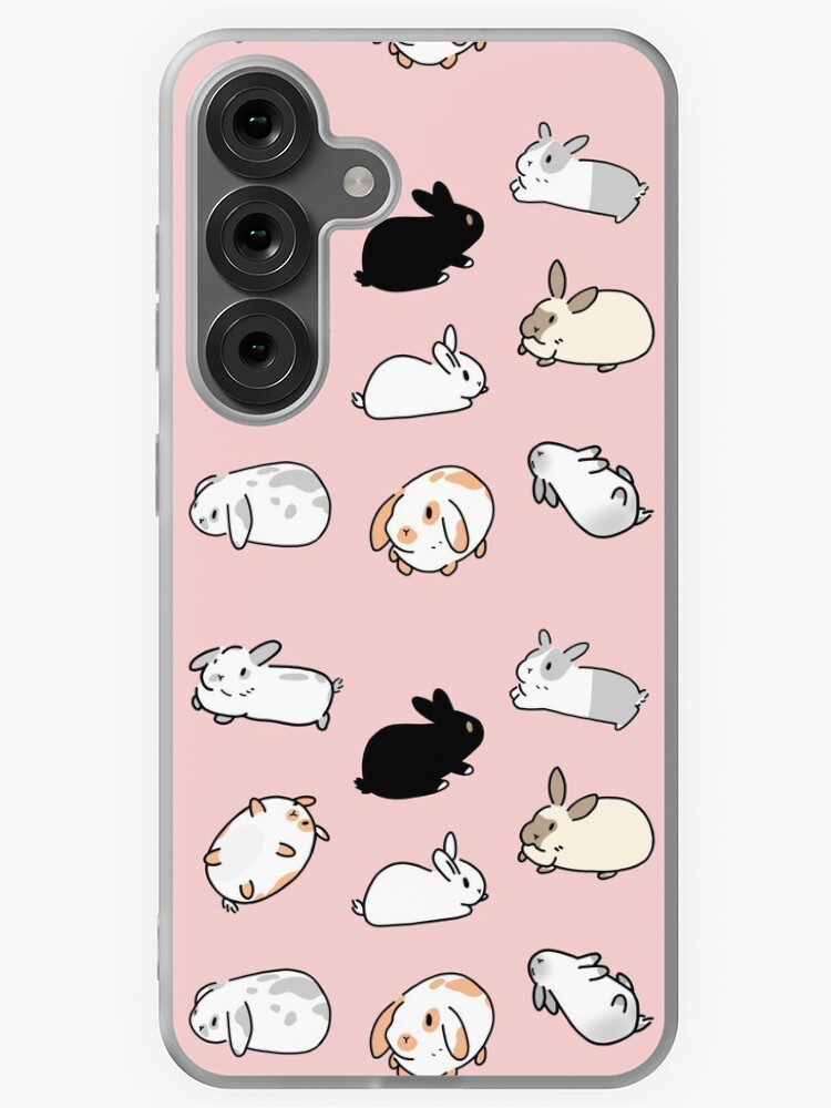 Thumbnail 1 of 4, Samsung Galaxy Phone Case, Bunny Rabbits designed and sold by ohmylettering.