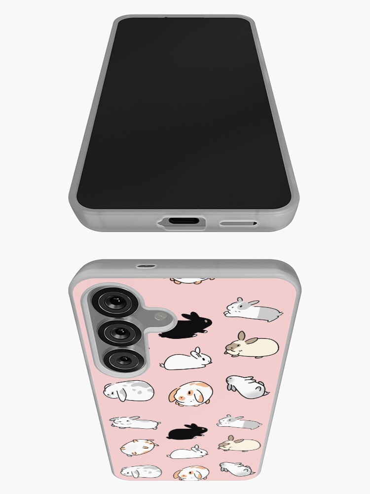 Thumbnail 3 of 4, Samsung Galaxy Phone Case, Bunny Rabbits designed and sold by ohmylettering.