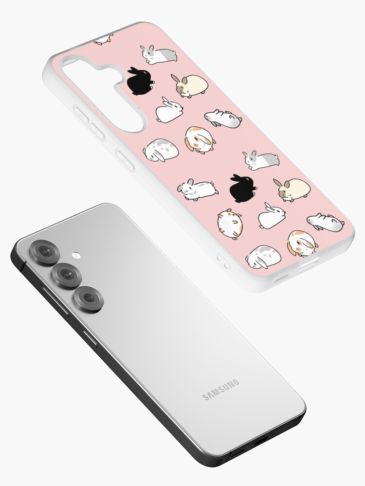 Thumbnail 2 of 4, Samsung Galaxy Phone Case, Bunny Rabbits designed and sold by ohmylettering.