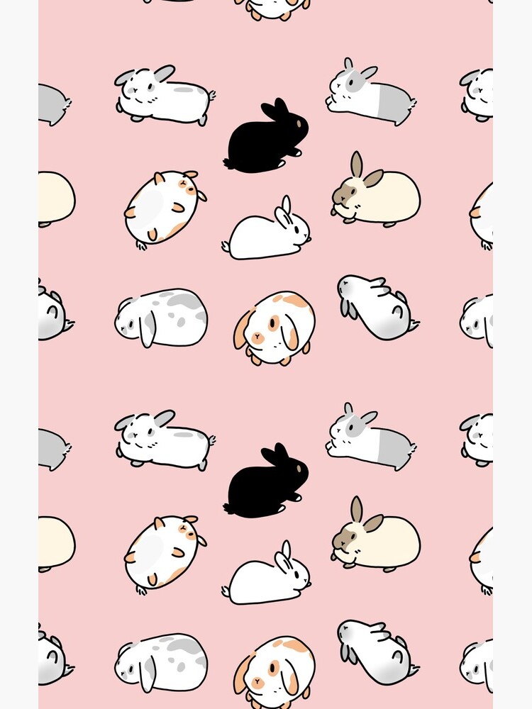 Thumbnail 4 of 4, Samsung Galaxy Phone Case, Bunny Rabbits designed and sold by ohmylettering.