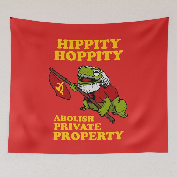 Item preview, Hippity Hoppity Abolish Private Property designed and sold by Yipptee Shirts.